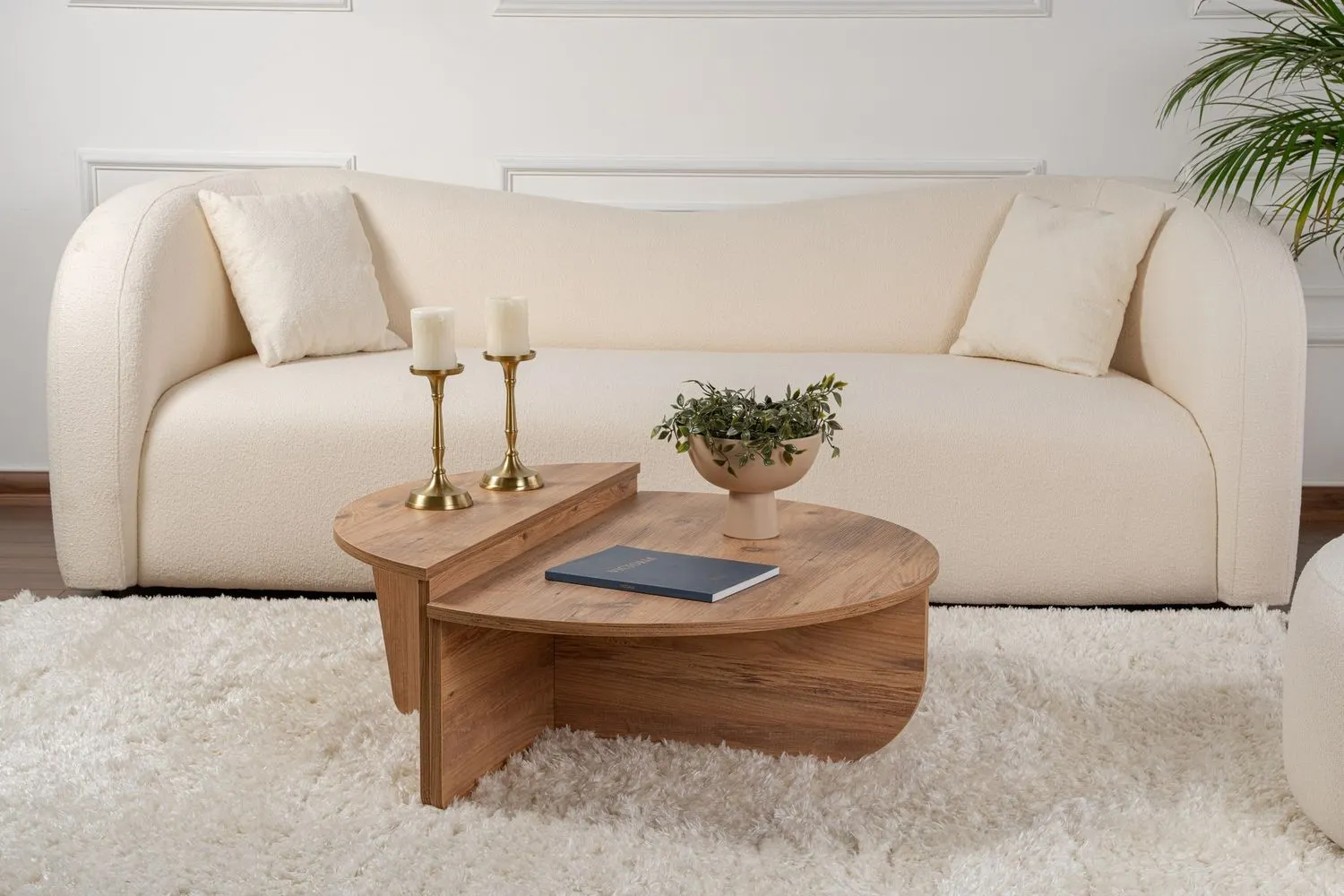 Stolik kawowy 2-elementowy ORION 90x90 sosna atlantycka - ASI_241NRD1205