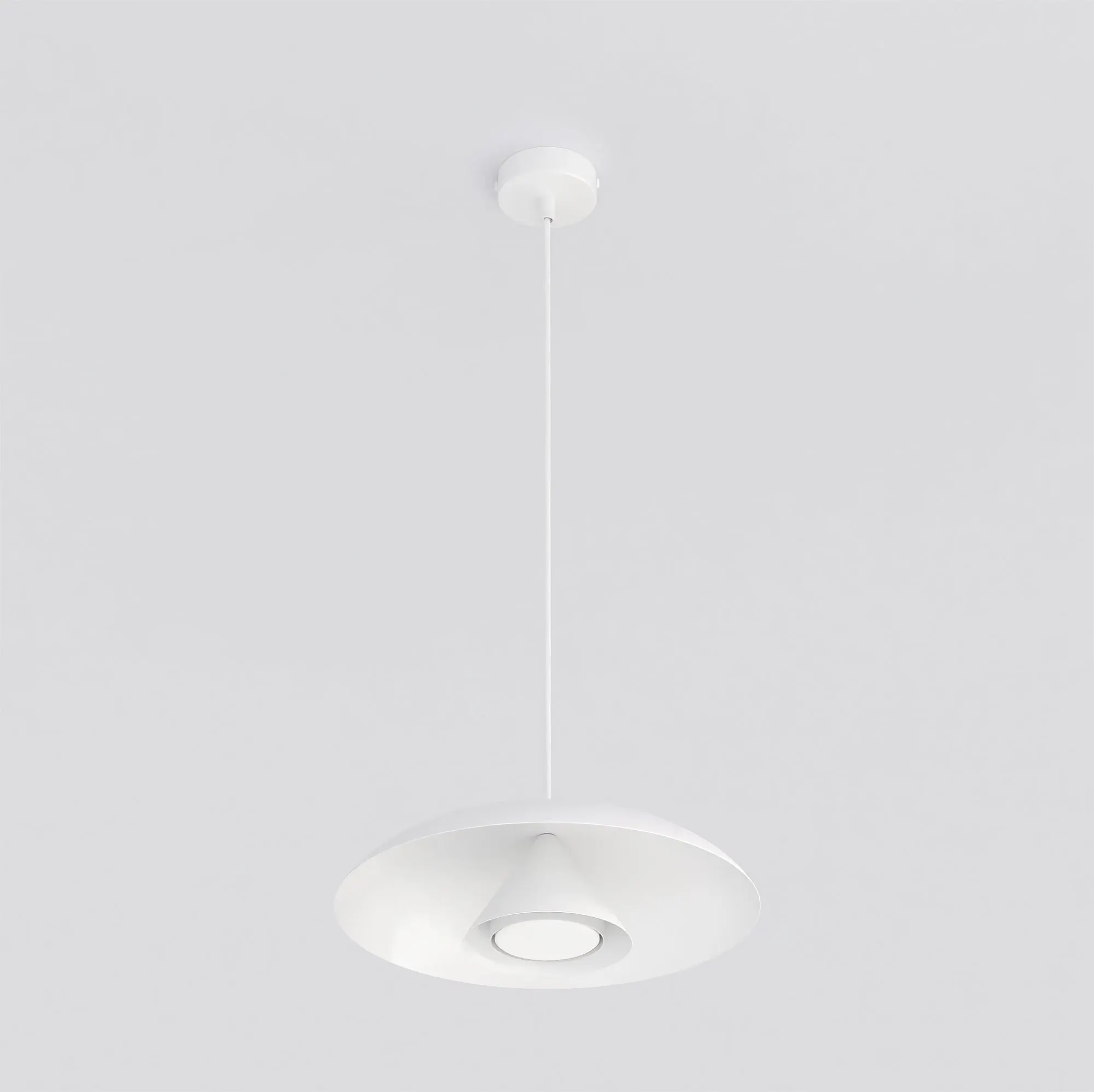 lampa wisząca, pendant, biała, metalowy, okrągła