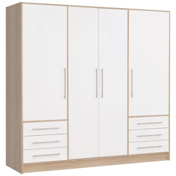 Szafa ubraniowa JUPITER Dąb Sonoma JPTS86-Q36F FORTE