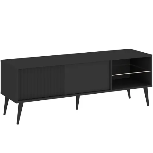Szafka RTV 1-drzwiowa z półką BARCELONA 135cm antracyt