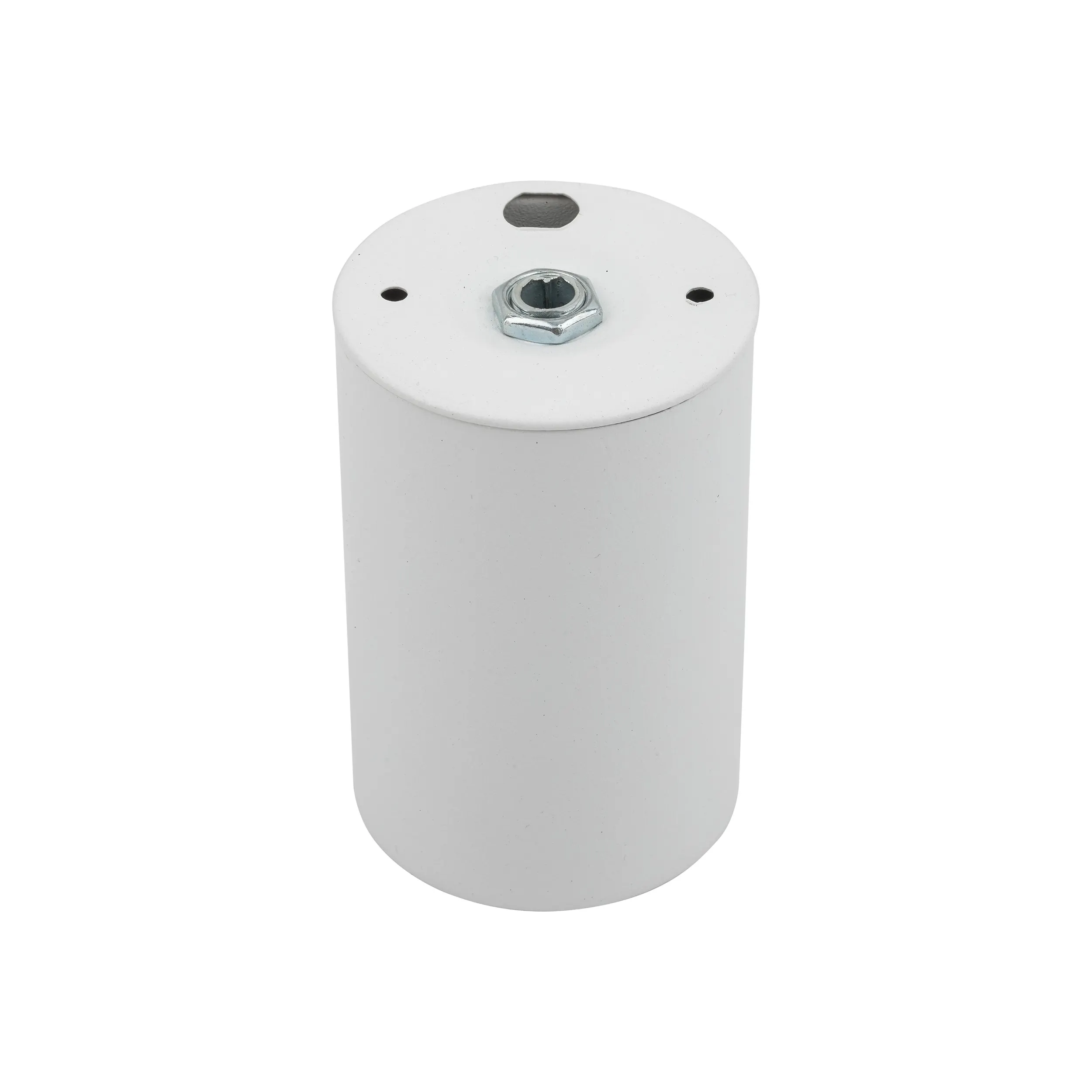 Plafon TOP biały okrągły metalowy 8x5cm - TK_5766