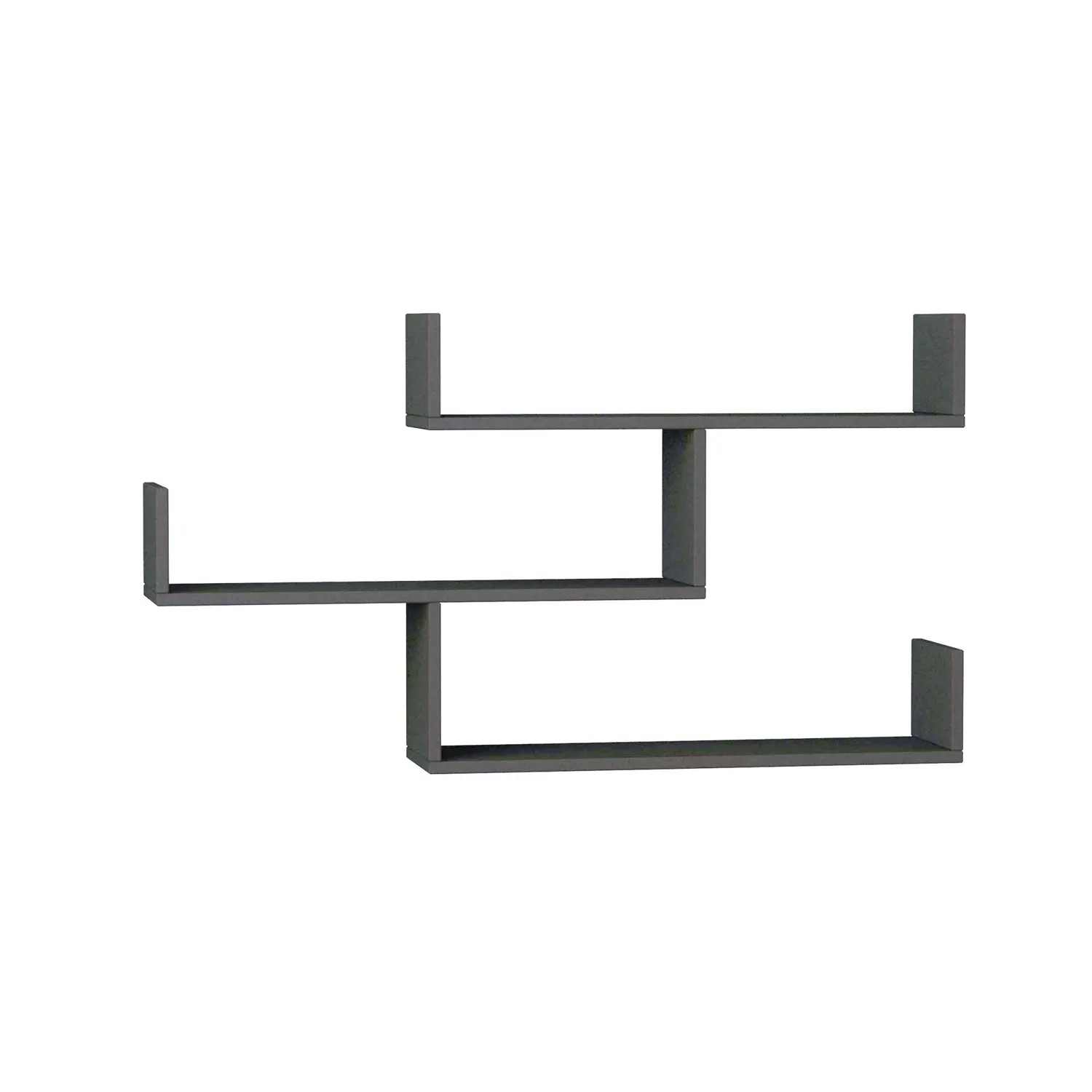 Pólka ścienna TIBET 120 cm antracytowa