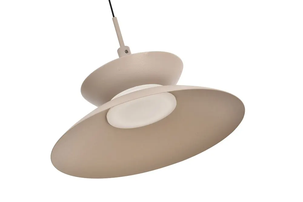 Lampa wisząca prosta GUBBIO 4 LED kaszmirowa