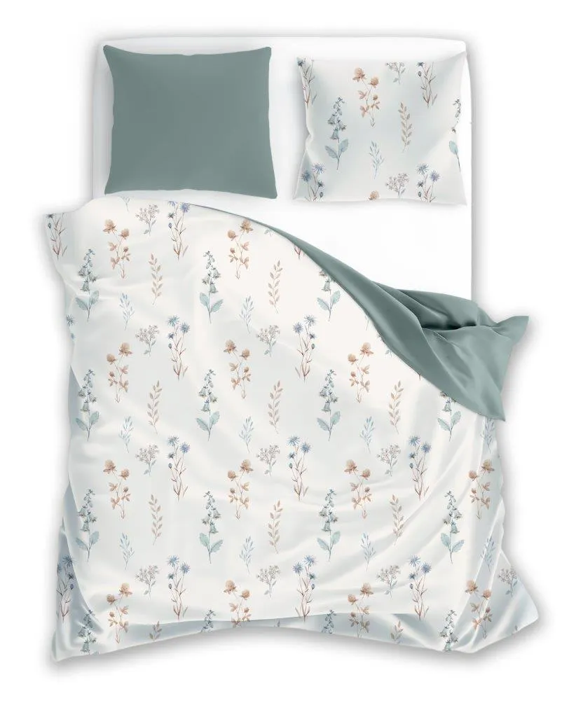 Pościel komplet COTTAGE HOME 018 bawełna 140X200+70X90 wielokolorowy Poduszka, Wystrój domu, Meble, Koc, Łóżko