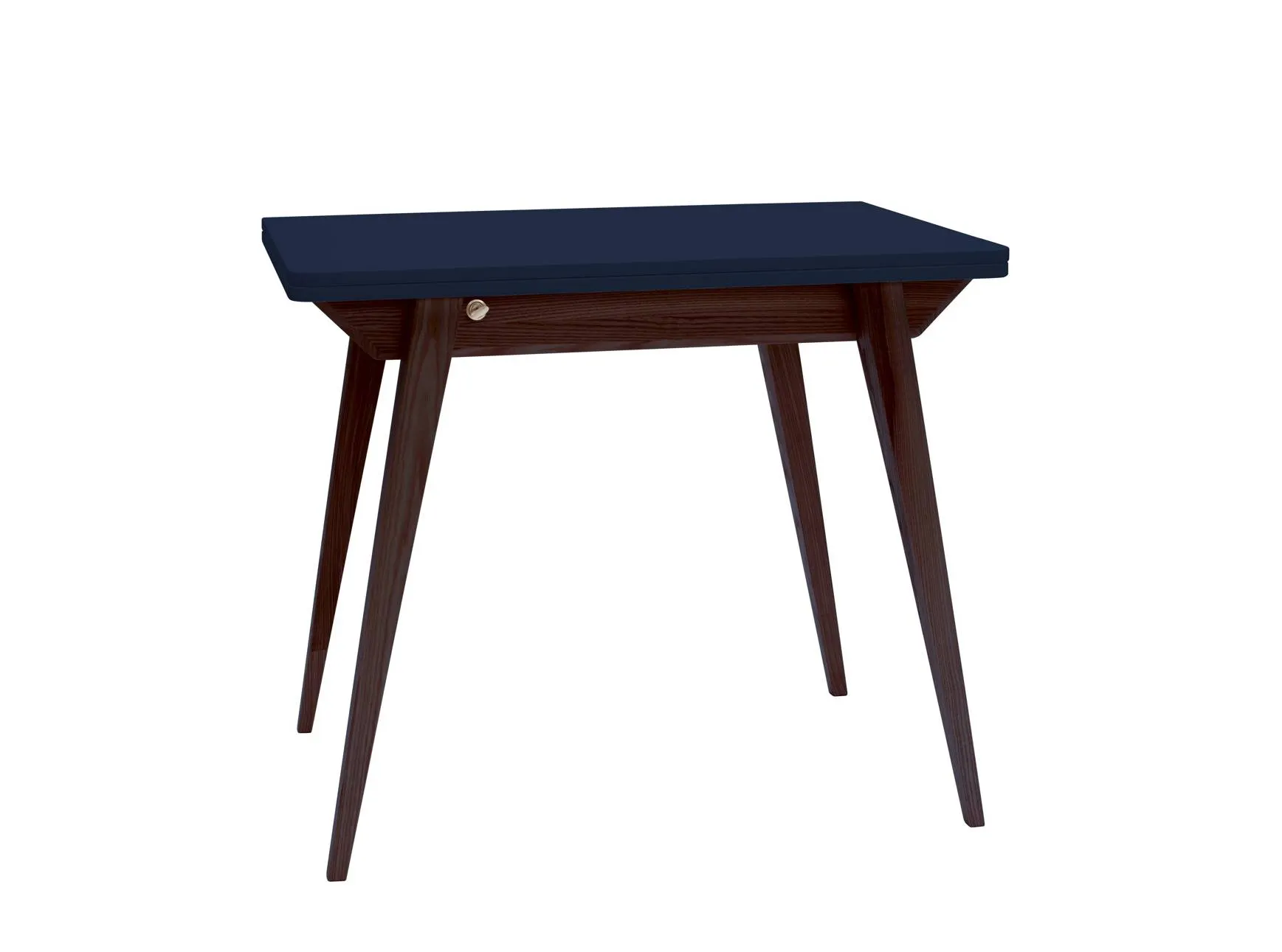 Stół rozkładany ENVELOPE 65x90-130cm granatowy orzech Meble, Tabela, Biurko, Stół do jadalni