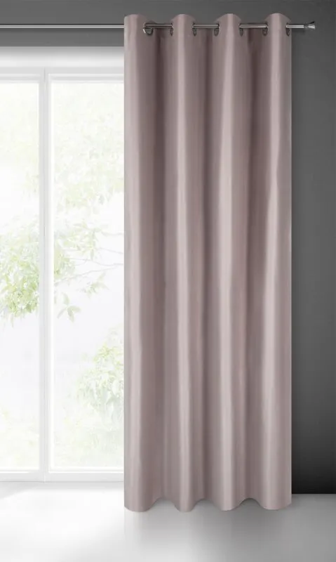 ZASŁONA GOTOWA AGGIE 140 X 250 CM PUDROWY RÓŻ - EU_362171