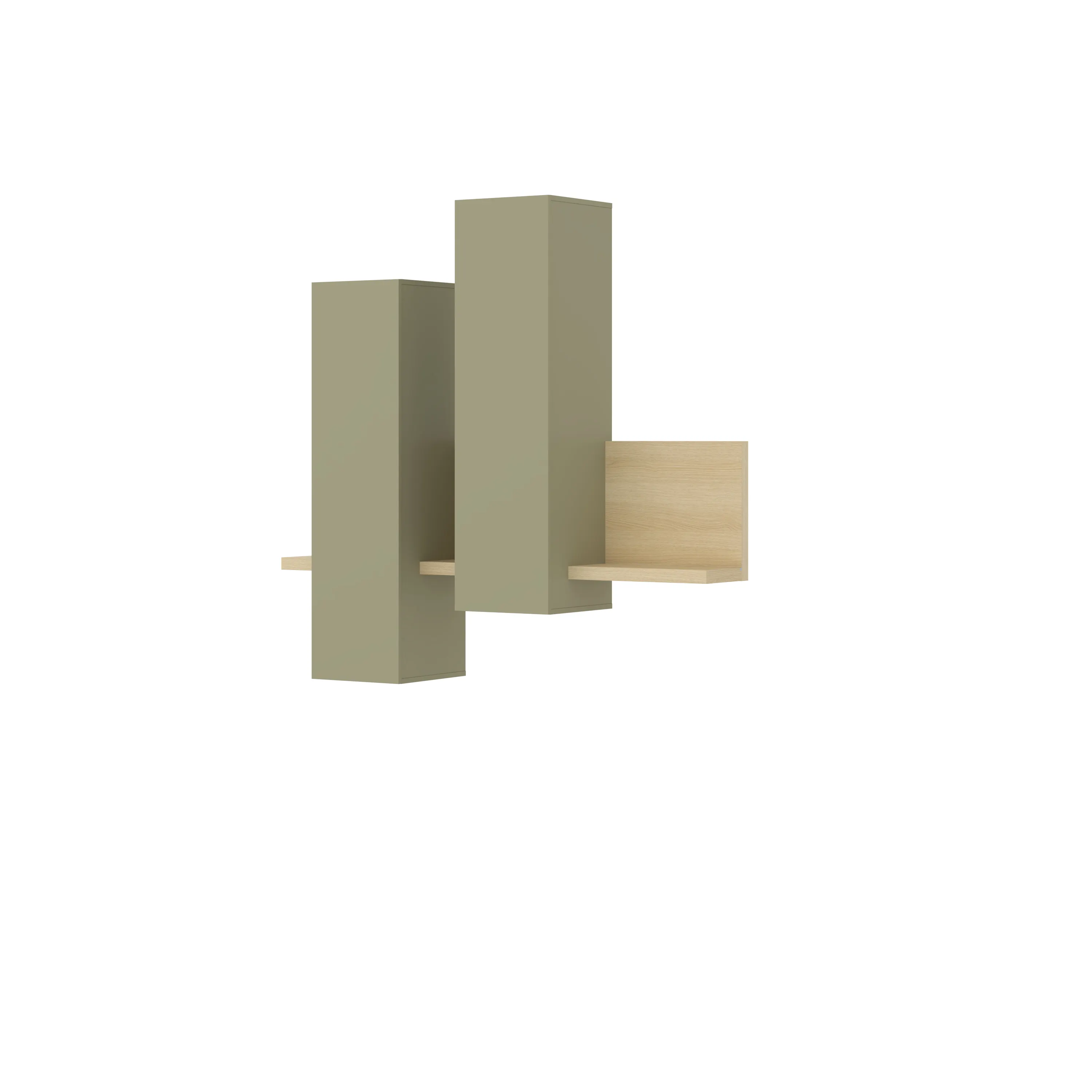 regał, szafka, kolor oliwkowy, drewniane, modułowy