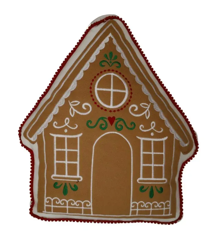 Poduszka świąteczna DOMEK 37x43 wielokolorowa