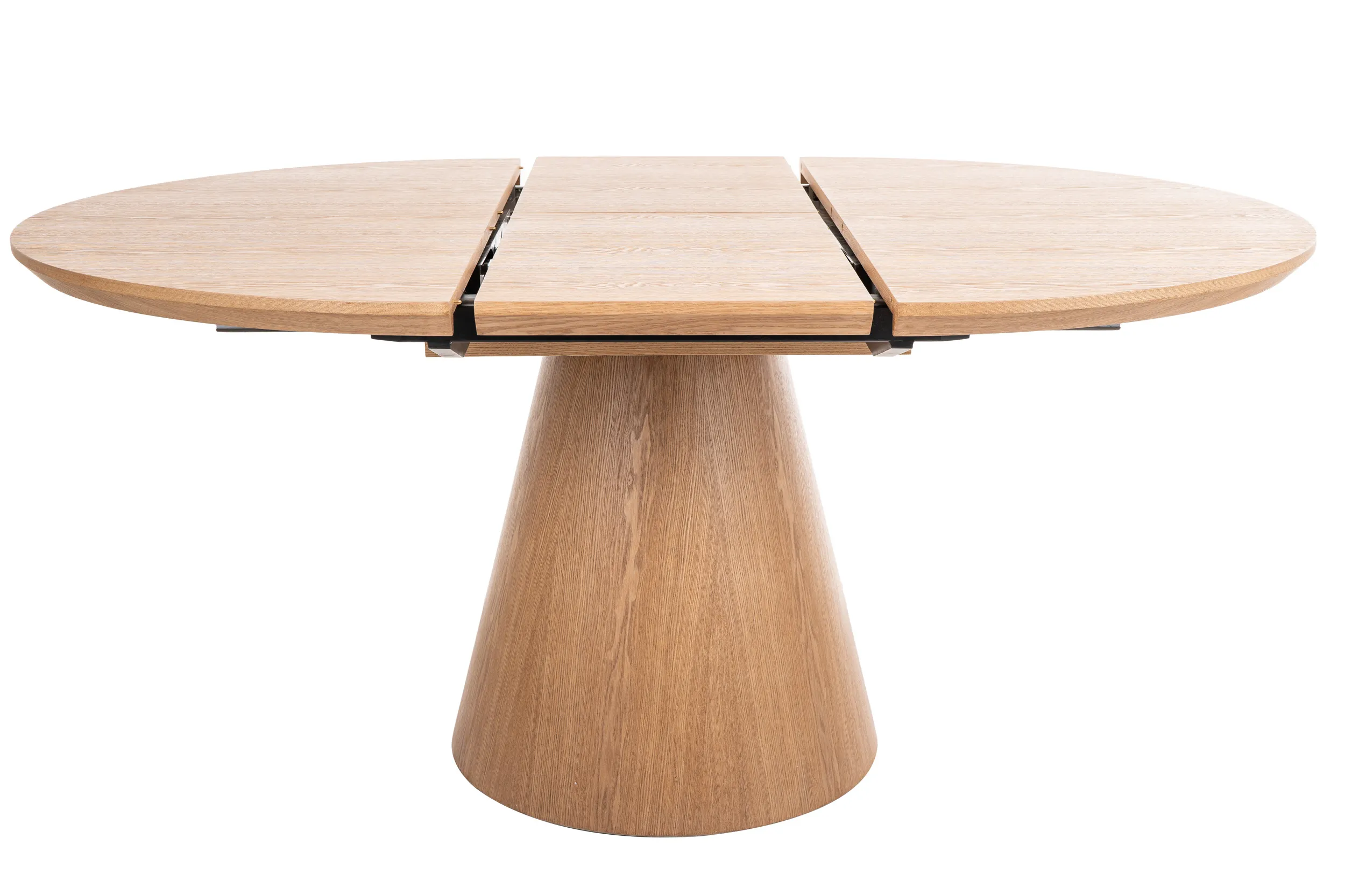 Stół okrągły rozkładany ANGEL II 120x120-160 efekt dębu - ANGELIID120