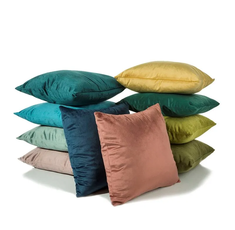 POSZEWKA PIERRE 40X40 CM CIEMNOZIELONY - EU_355027