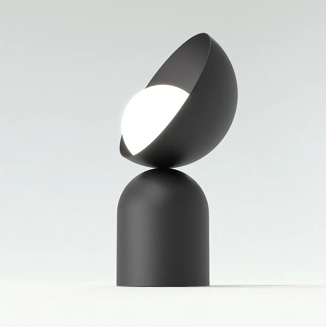 Lampa nocna metalowa BOTO LN1 czarna