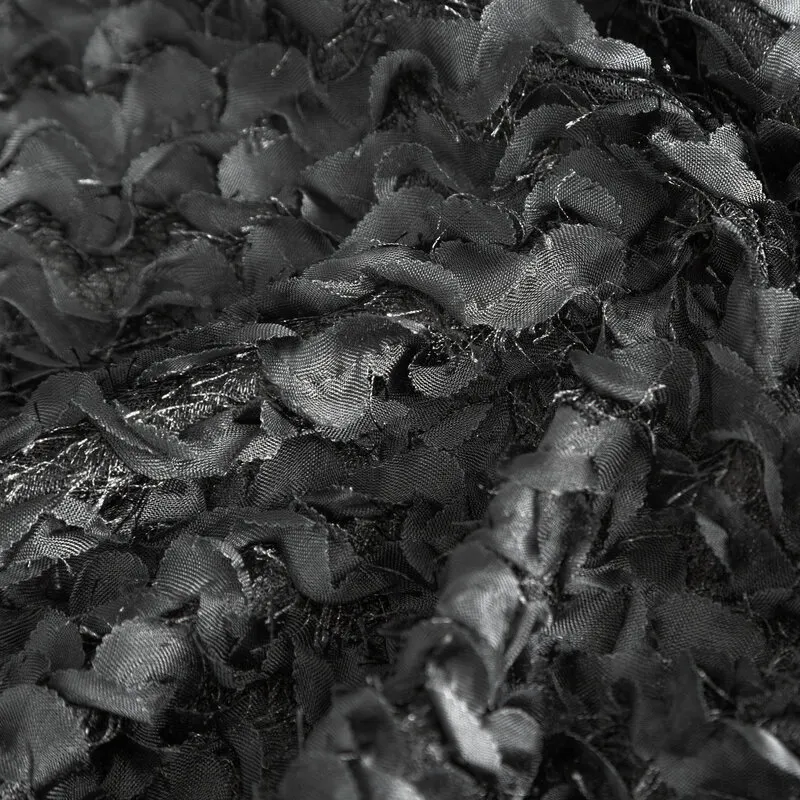 ZASŁONA GOTOWA TIFFANY 135 X 250 CM CZARNY - EU_459660