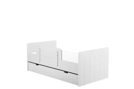 Barierka zabezpieczająca do łóżeczek dziecięcych CALMO/MARIO/MARSYLIA 75 cm biała - PIN_021-501-110