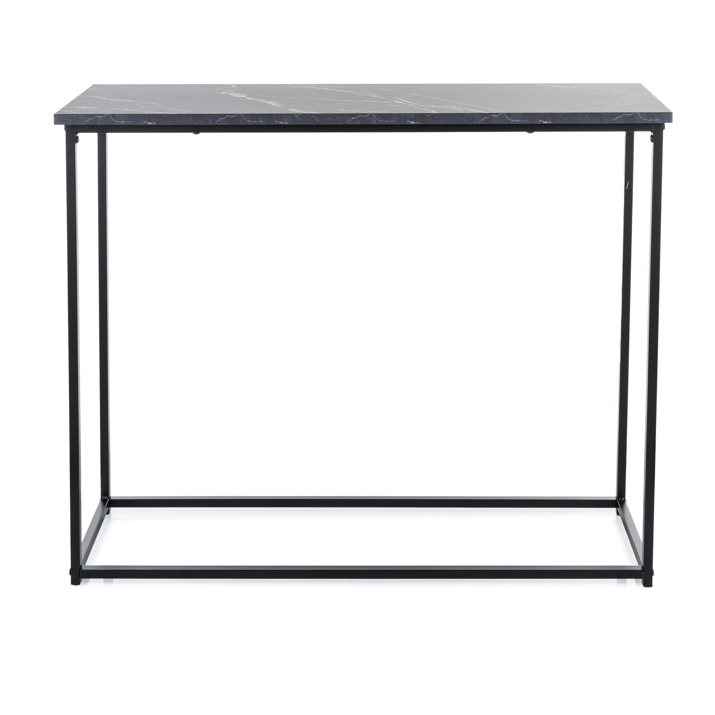 Konsolka ROSSI C 30x100x80, czarny efekt marmuru - ROSSICCMAC