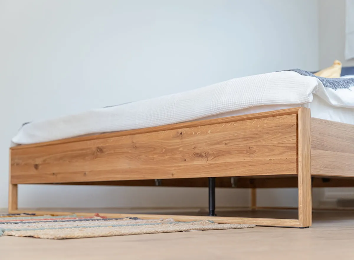 Łóżko dębowe 140x200 dąb olejowany Adria - PRHADRIA140X200DO