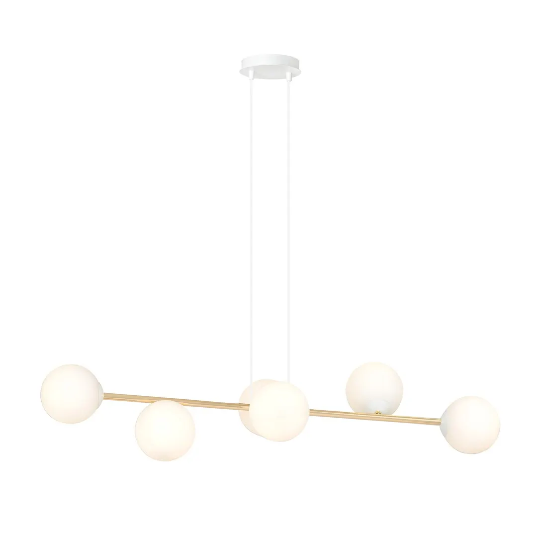 Lampa wisząca GRAVITY Biały,Złoty 1242/6 - 1242/6