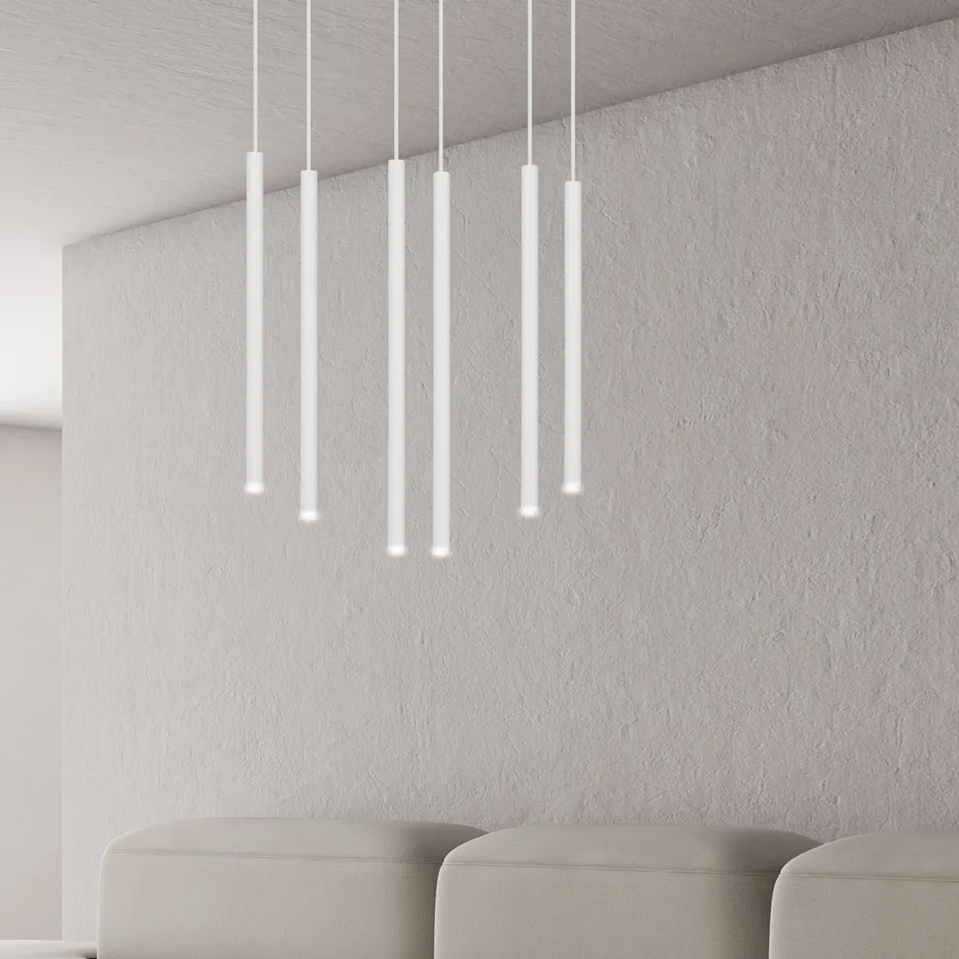 Lampa wisząca SELTER 6 biała — zdjęcie 8
