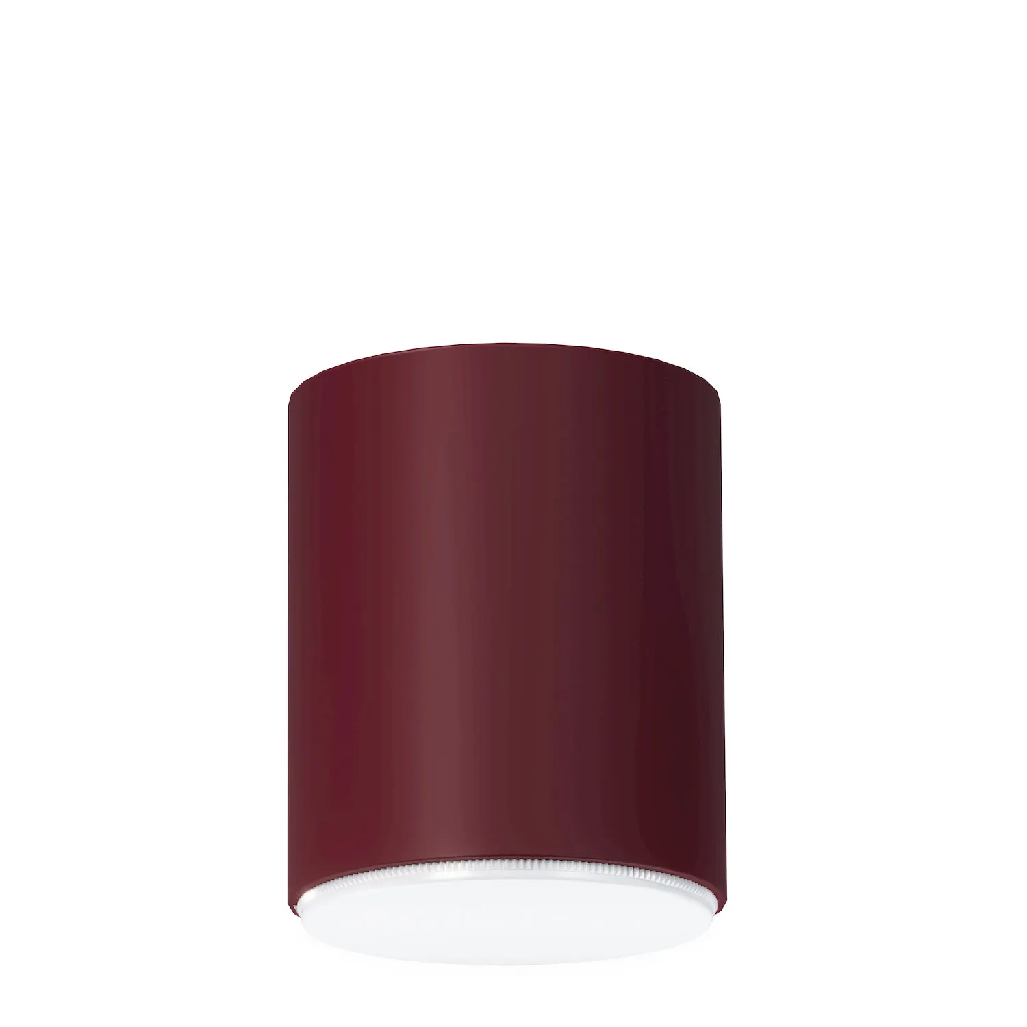 Plafon TUBO M bordowy lampa, kolumna, cylinder, lampa cilindryczna, burgundowy