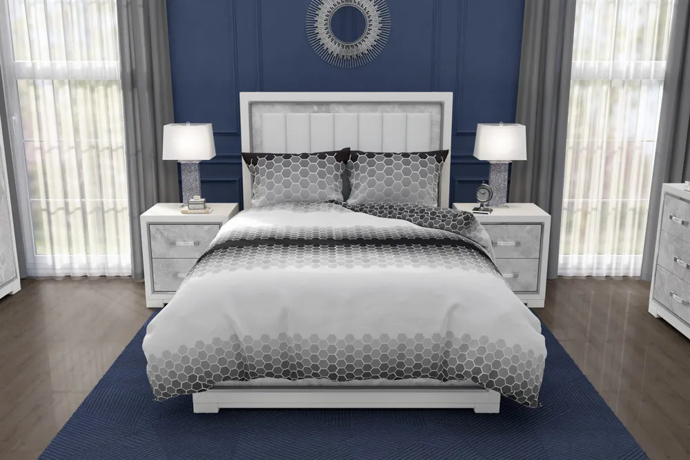 Pościel komplet GLAMOUR 018 bawełna 100% 180X200+2x70X80 wielokolorowy - FARO_26127