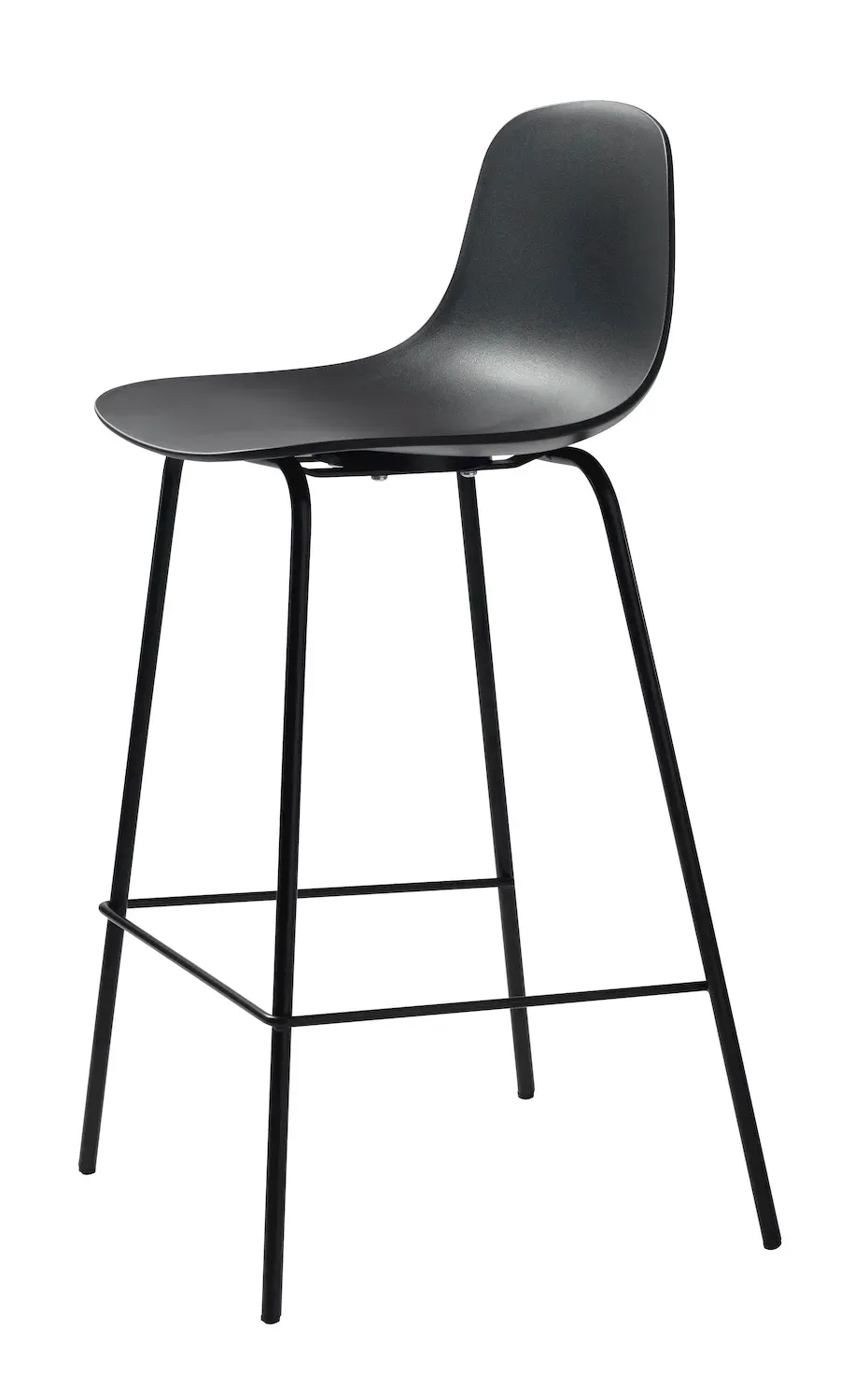 Hoker metalowy WHITBY czarny