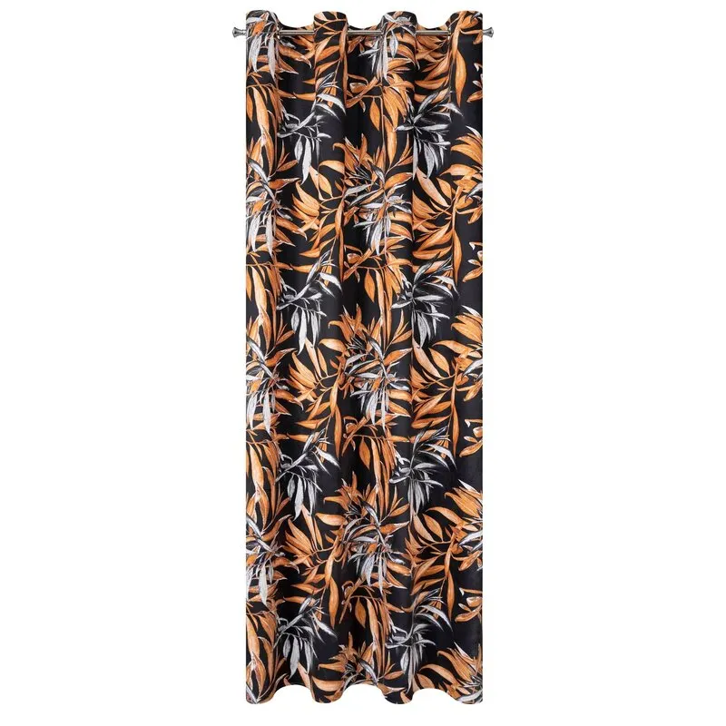 ZASŁONA ZOJA 140 X 250 CM CZARNY - EU_384327