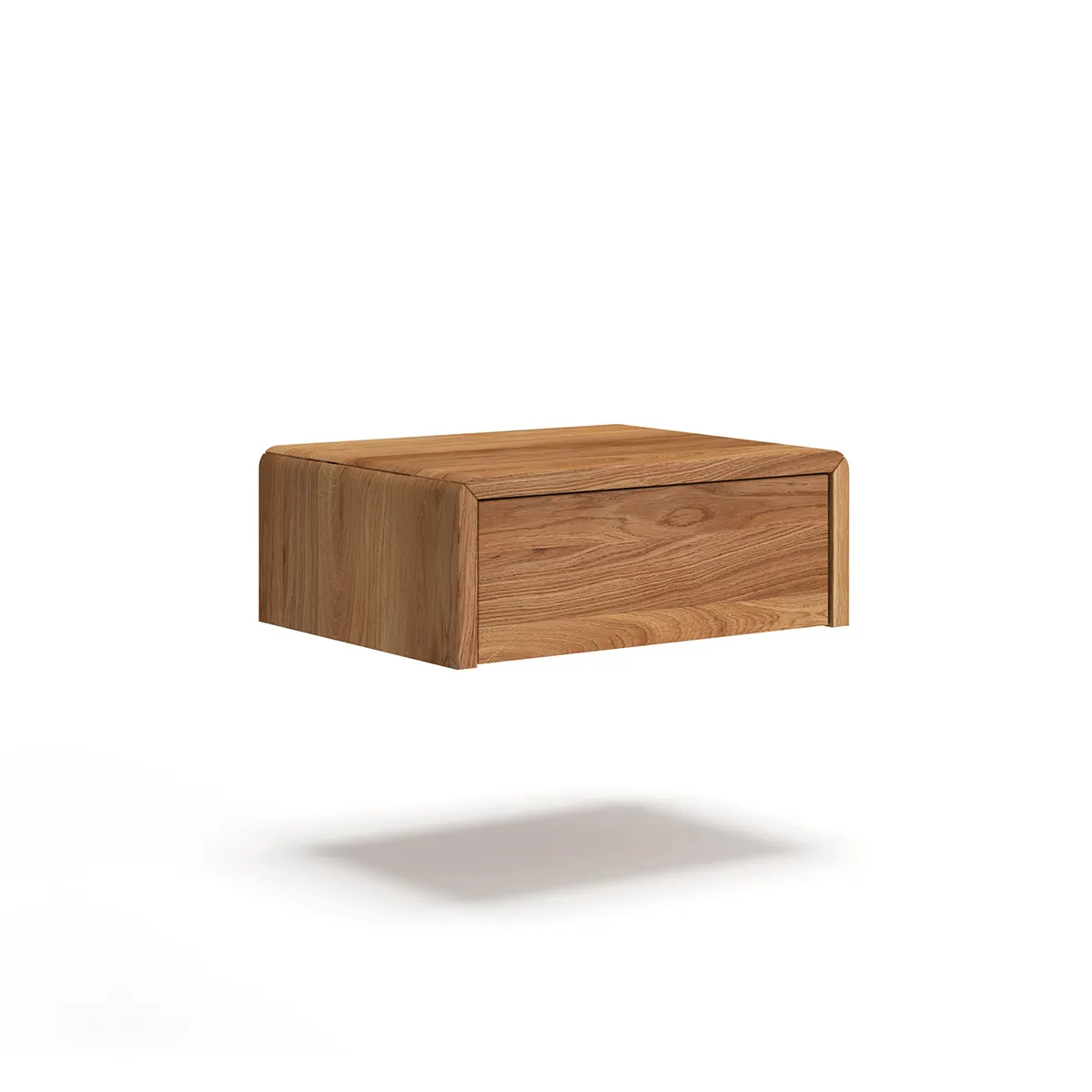 Szafka nocna dębowa wisząca z 1 szufladą TOSSA Dębowy Sen dąb olejowany Szuflada, Meble, Stolik kawowy, Tabela, Drewno