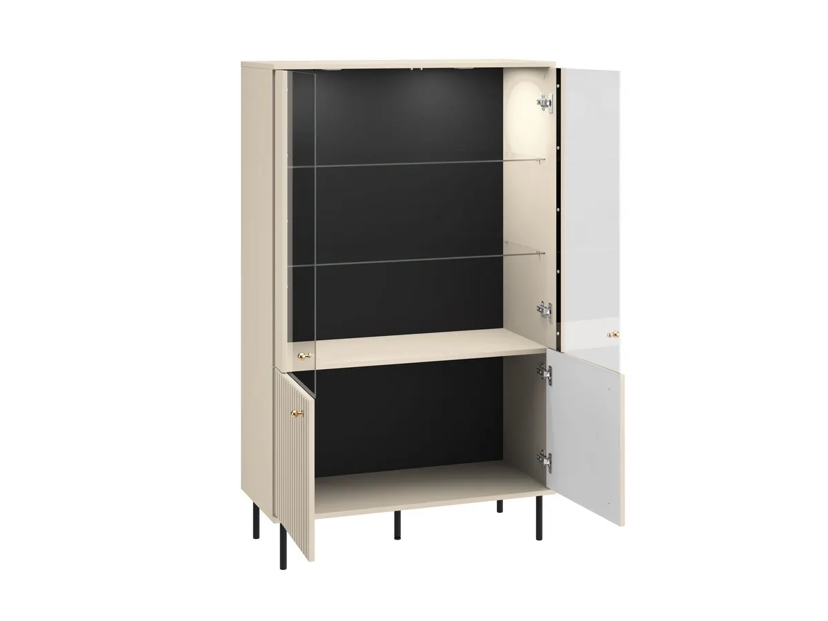 Witryna niska 4-drzwiowa Sophie 03 cashmere - 1SOPH03-001