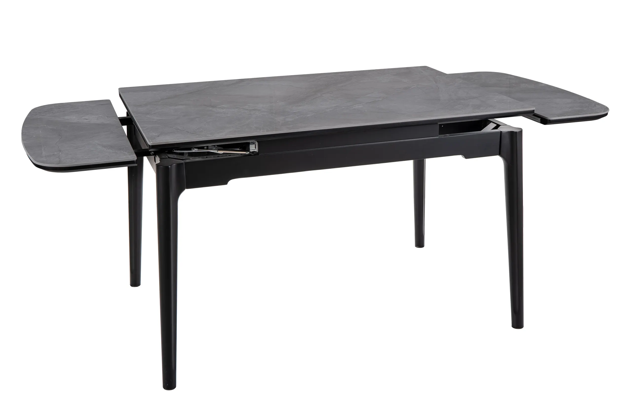 Stół rozkładany ceramiczny SENTO 120(180)x80 szaro-czarny - SENTOSC120