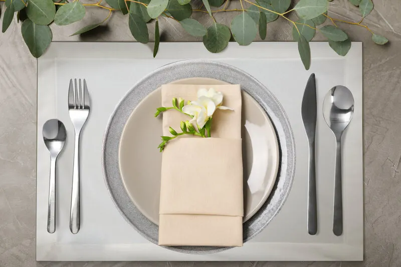 Podkładka na stół MELINDA 30 X 40 CM BIAŁY