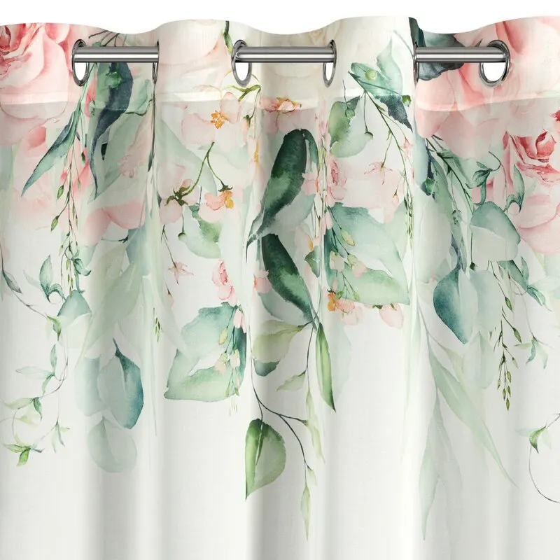 ZASŁONA GOTOWA ALORA 350 X 250 CM BIAŁY - EU_457124