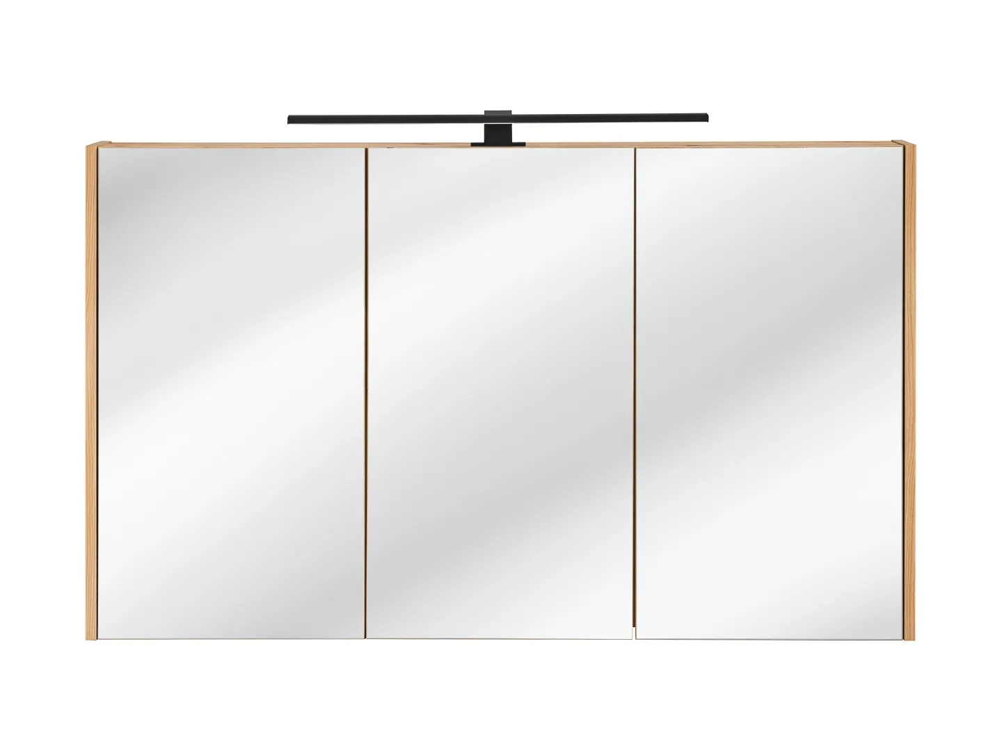 Szafka z lustrem Bella Cashmere 3-drzwiowa 120cm (efekt drewna ) — zdjęcie 2