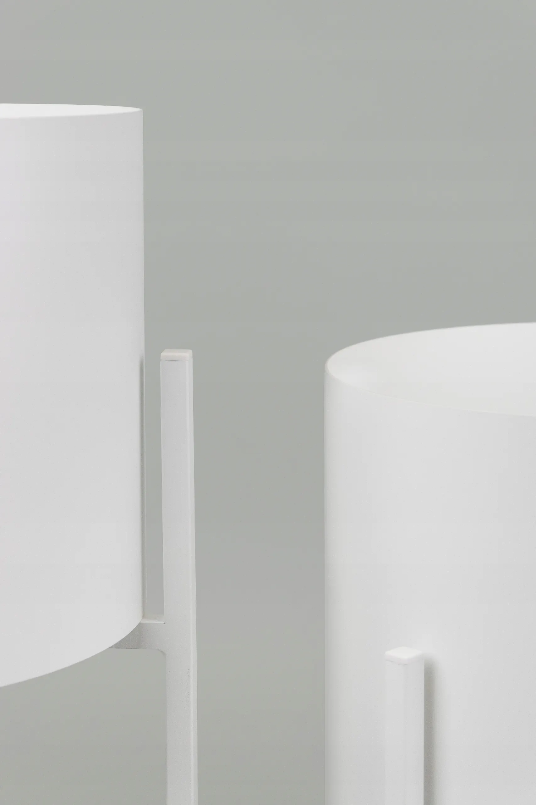 DONICZKA-osłonka na donice metalowa MACON M biała - LD_TZ000341