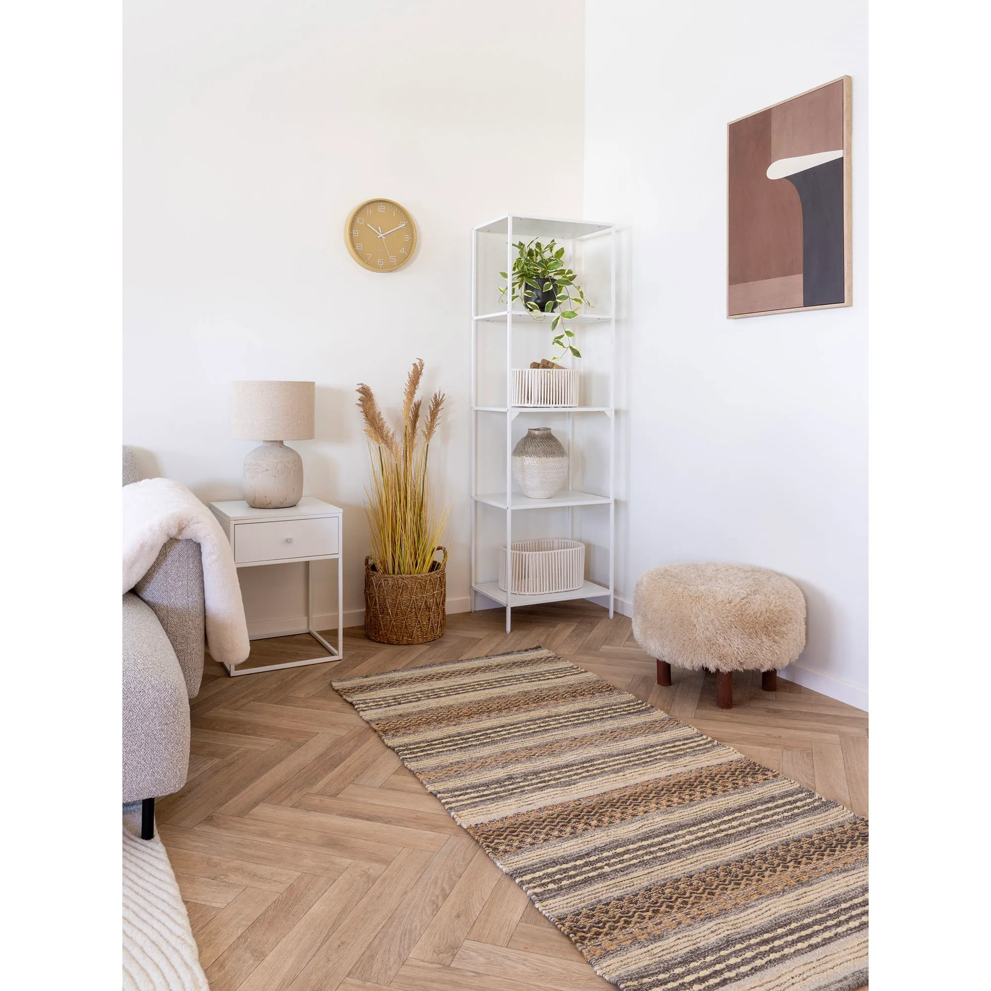 Sztuczna roślina SORGHUM 110 cm beżowa - 9501070