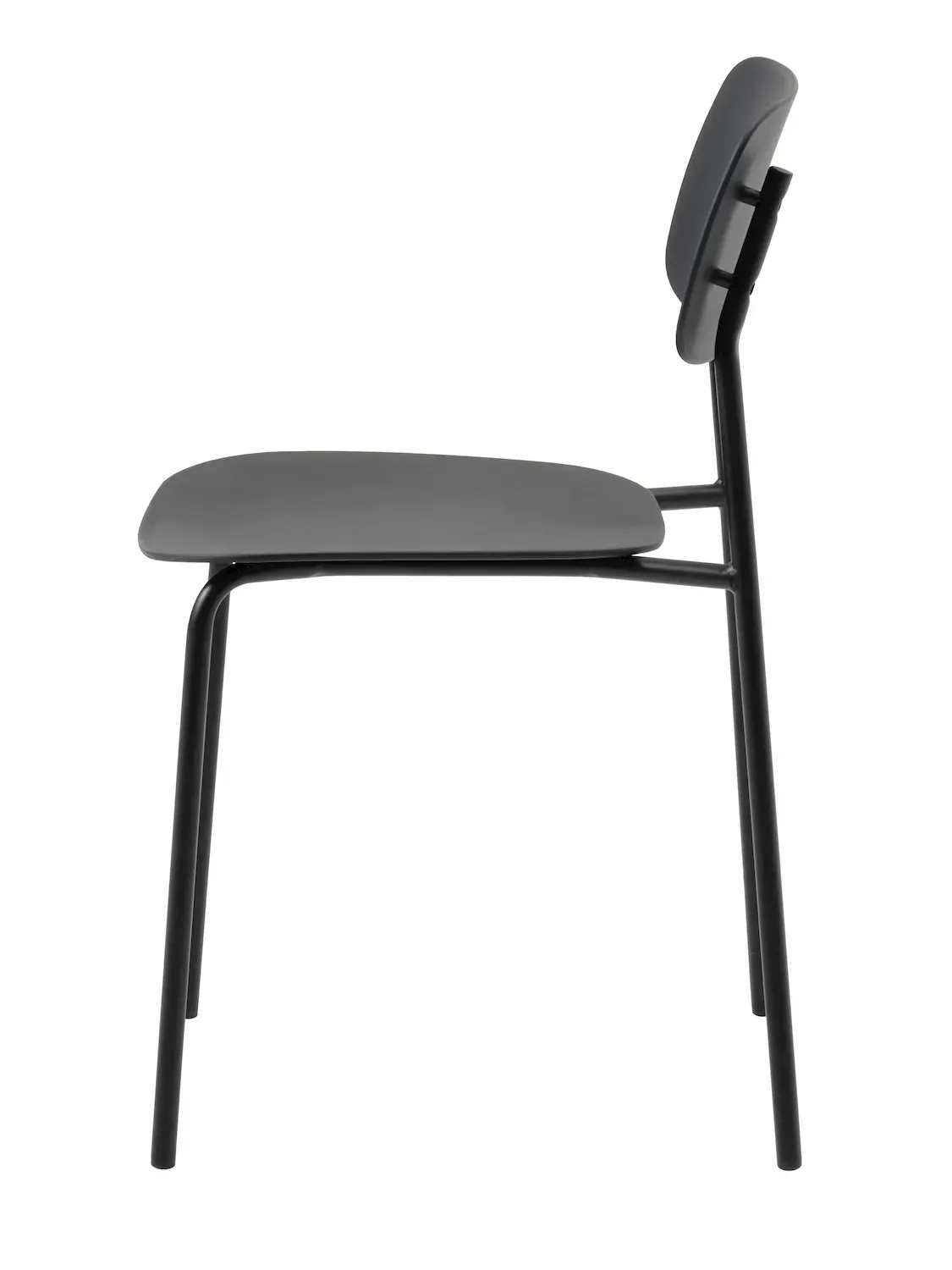 Krzesło metalowe KIRKLAND - czarne - UN_54310000