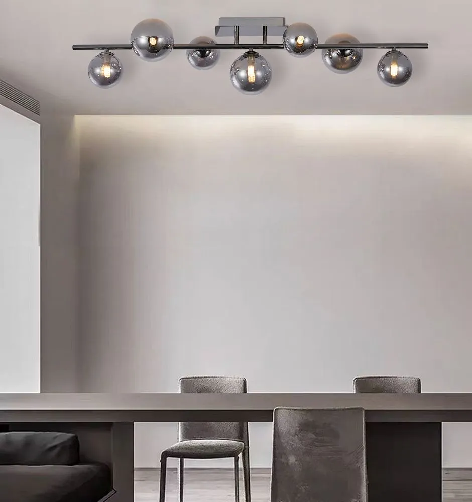 SEVILLA Lampa sufitowa z siedmioma kulistymi kloszami - 9214-0710