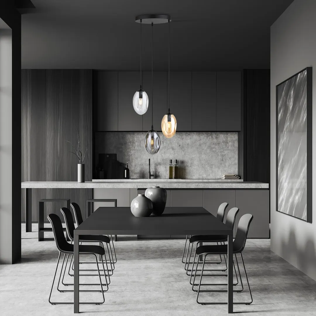 Lampa wisząca ASTRAL Czarny 1268/3PREM - 1268/3PREM