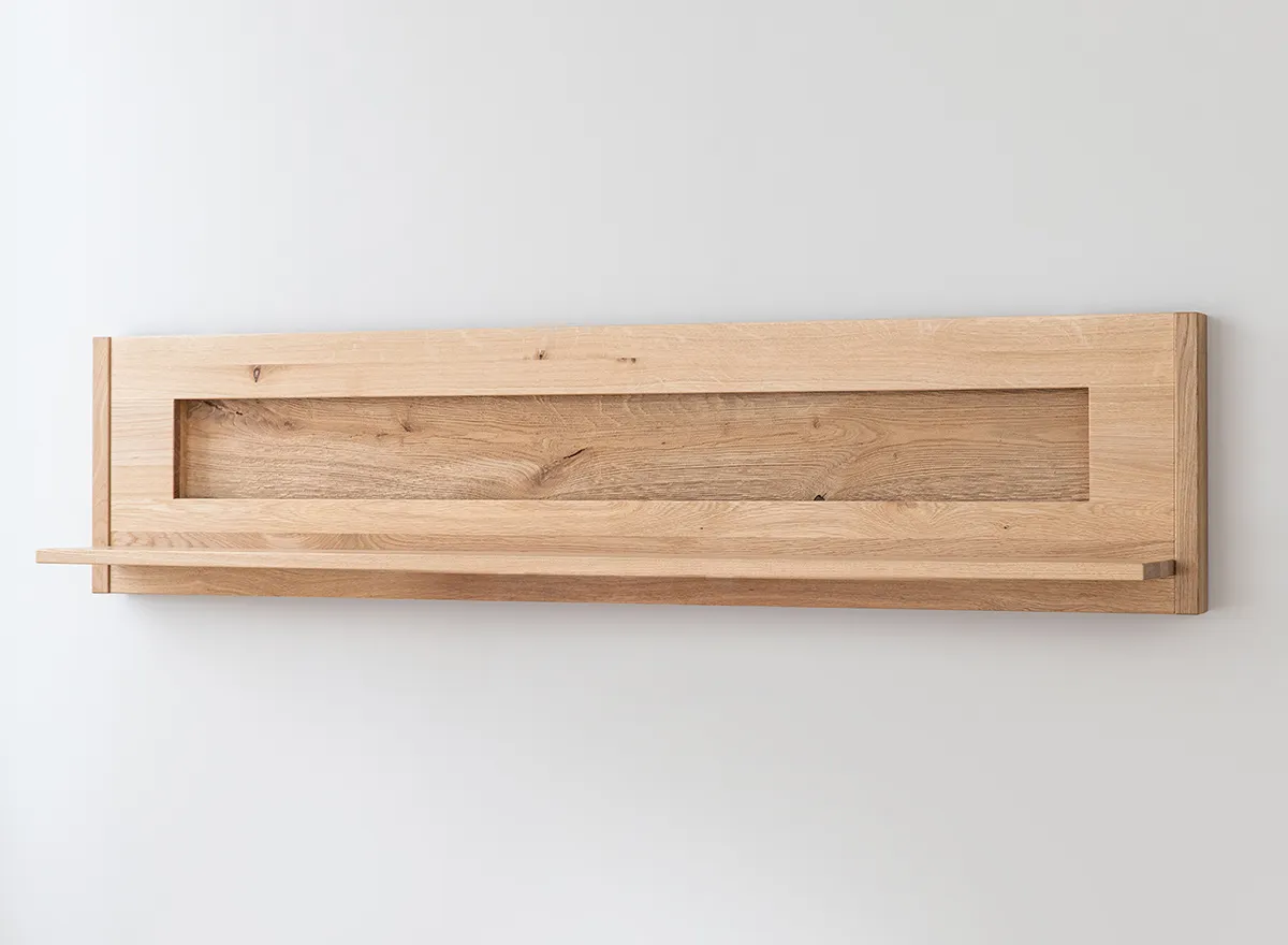 Półka wisząca DIVISIONE oświetlenie led 123 cm dąb olejowany - ZIDIV11