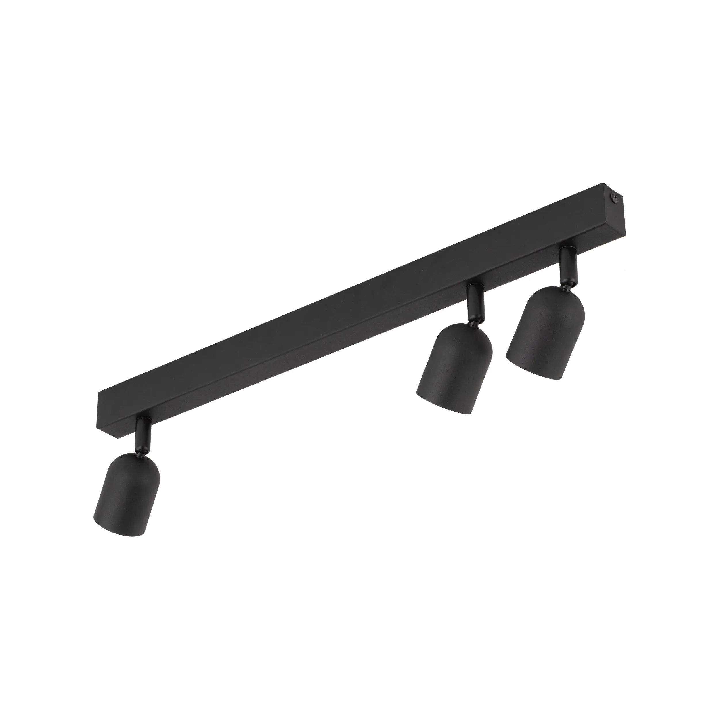 Lampa sufitowa TOP czarna na metalowej listwie regulowana 74x18x16cm - TK_4762