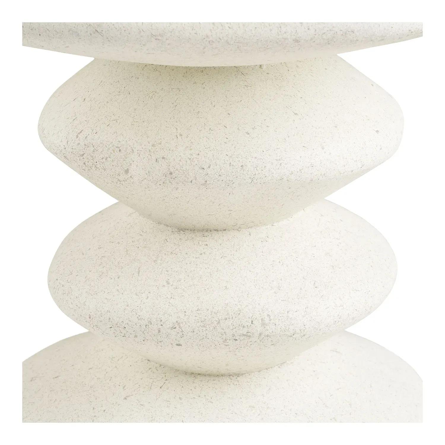 Blackburn Stolik boczny, włókno gliny, biały, 36x45,5 cm - 2151000