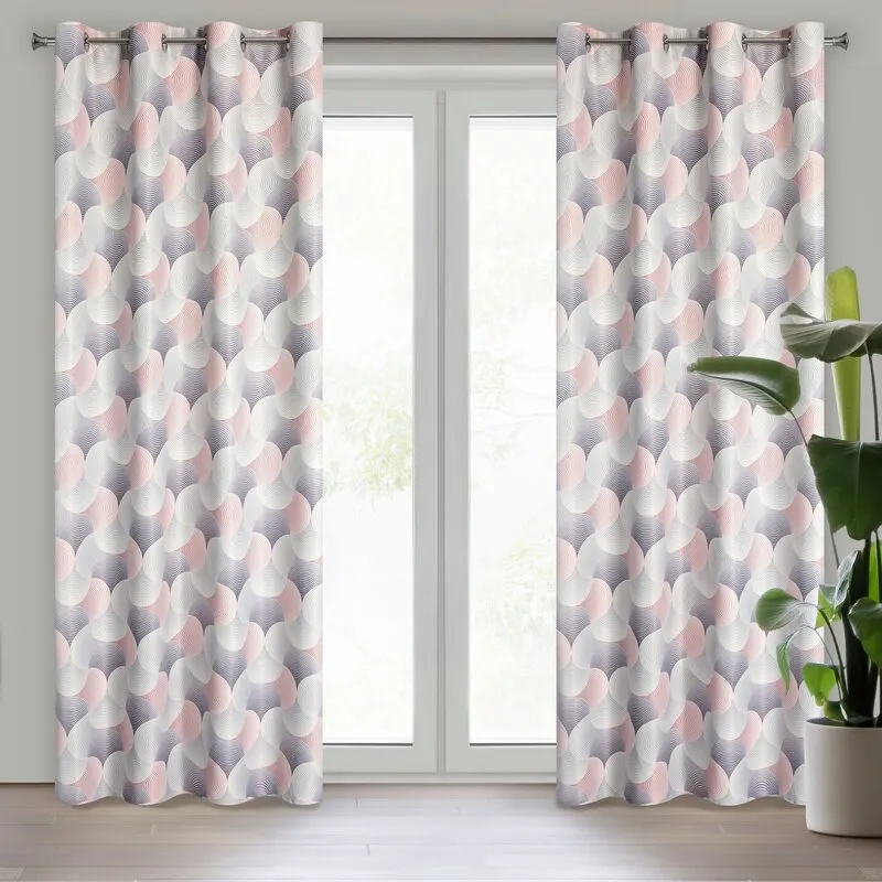 ZASŁONA ASETA 140X250 CM SZARY ZASŁONA ASETA 140X250 CM SZARY