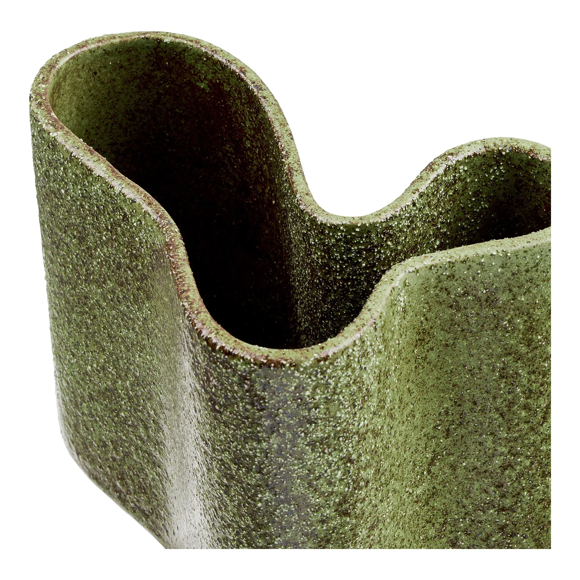 Wazon ceramiczny VASE zielony — zdjęcie 5