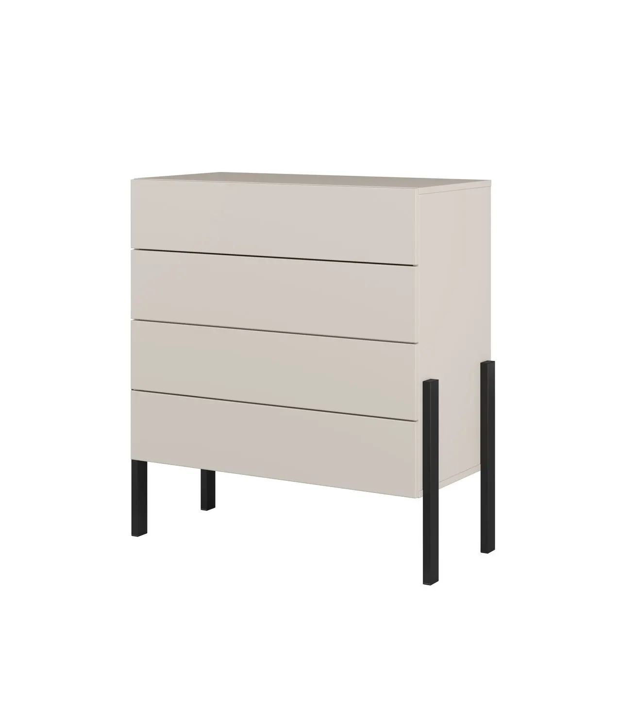 Komoda z szufladami JUKON S 84 cm kaszmirowa Szafka, Meble, Szuflada, Komoda, Kredens