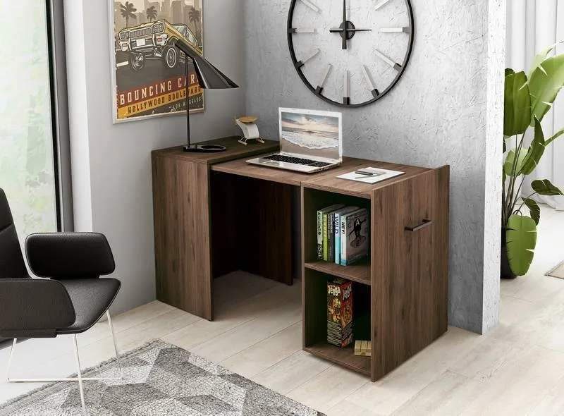 Biurko rozkładane SMART 42(132)x75x60 orzech okapi - 24OKLV03