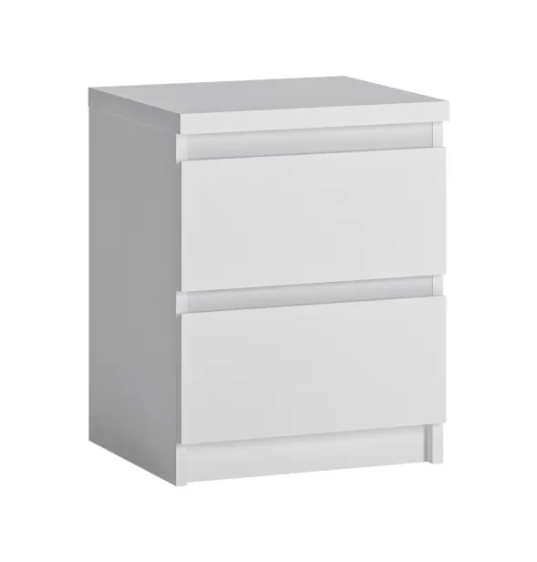 SZAFKA NOCNA Z SZUFLADAMI FRIBO FRIK05 2S BIAŁA ALPEJSKA SZAFKA NOCNA Z SZUFLADAMI FRIBO FRIK05 2S BIAŁA ALPEJSKA