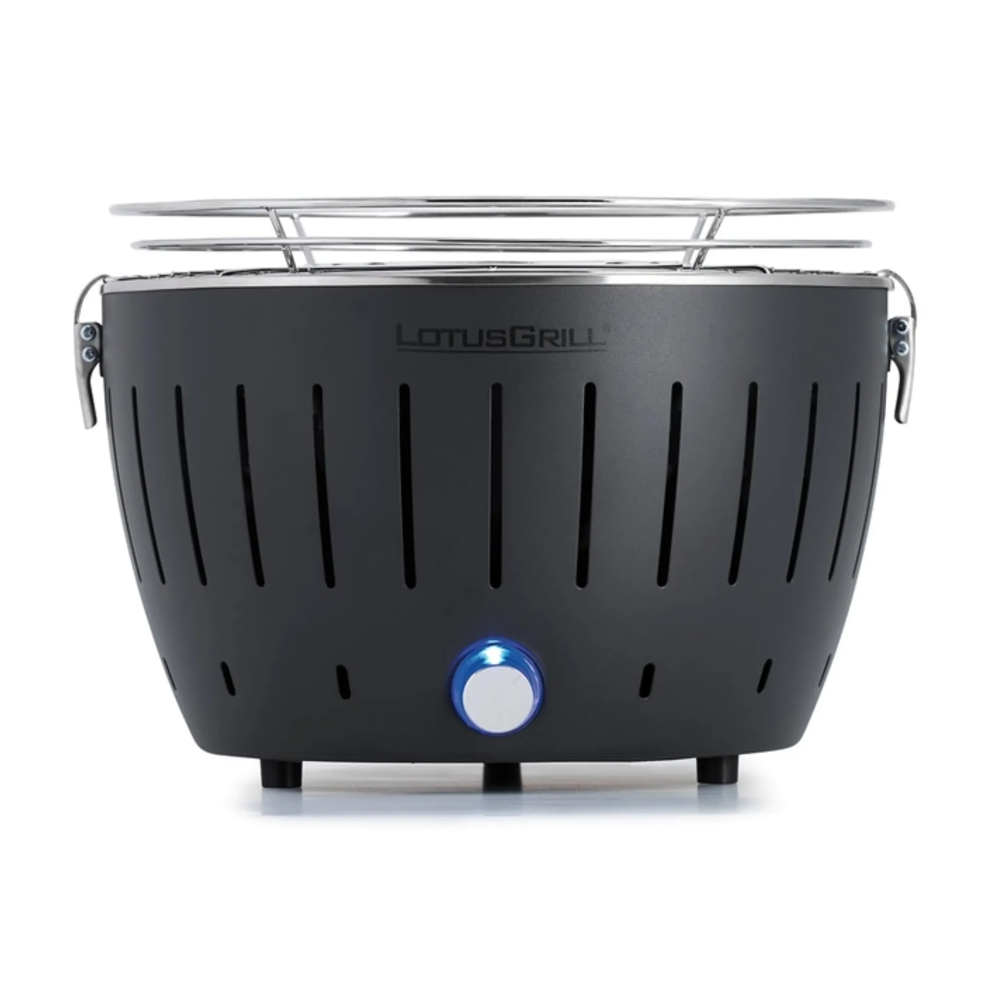 Stołowy grill węglowy LOTUS - Grill MINI szary. - ND_G-AN-280