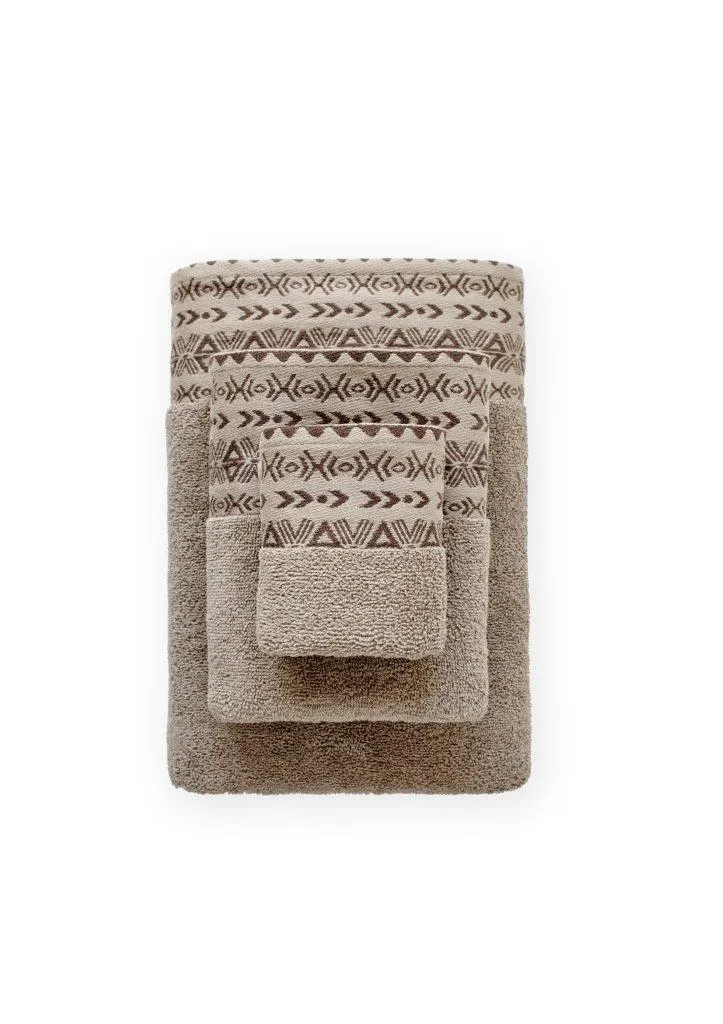 Ręcznik frotte DRIADA 30x50 gramatura 500 ciemny beż - FARO_23654