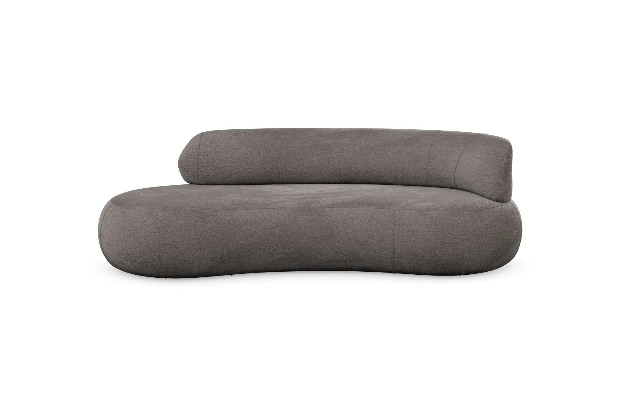Sofa modułowa SOUL RIGHT ARM - tkanina Abriamo 02 taupe