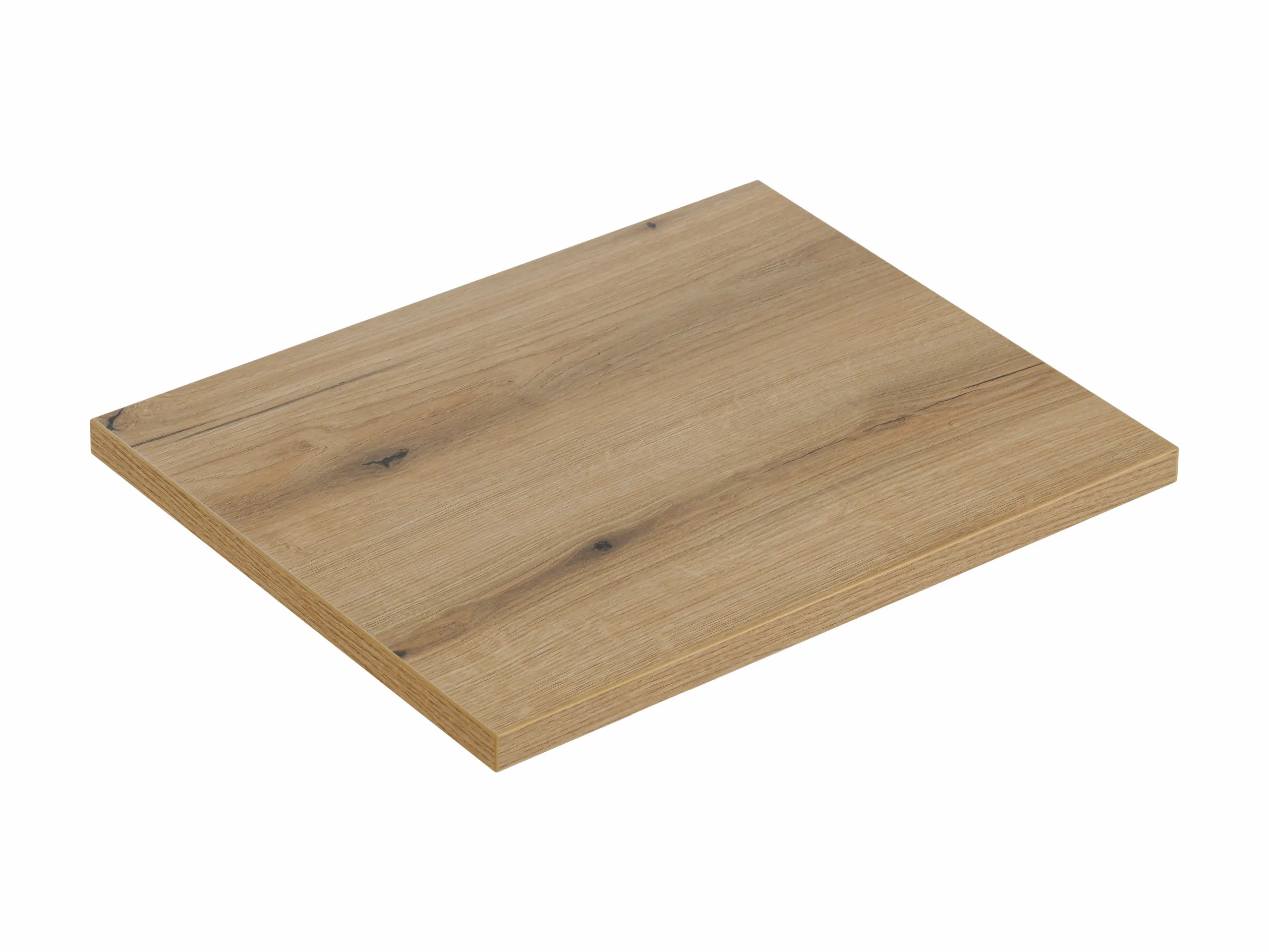 Zestaw meblowy SET-VIC Oak ( szafka z 2 szufladami 60cm + blat + szafka wysoka ) kaszmirowy, efekt drewna — zdjęcie 10