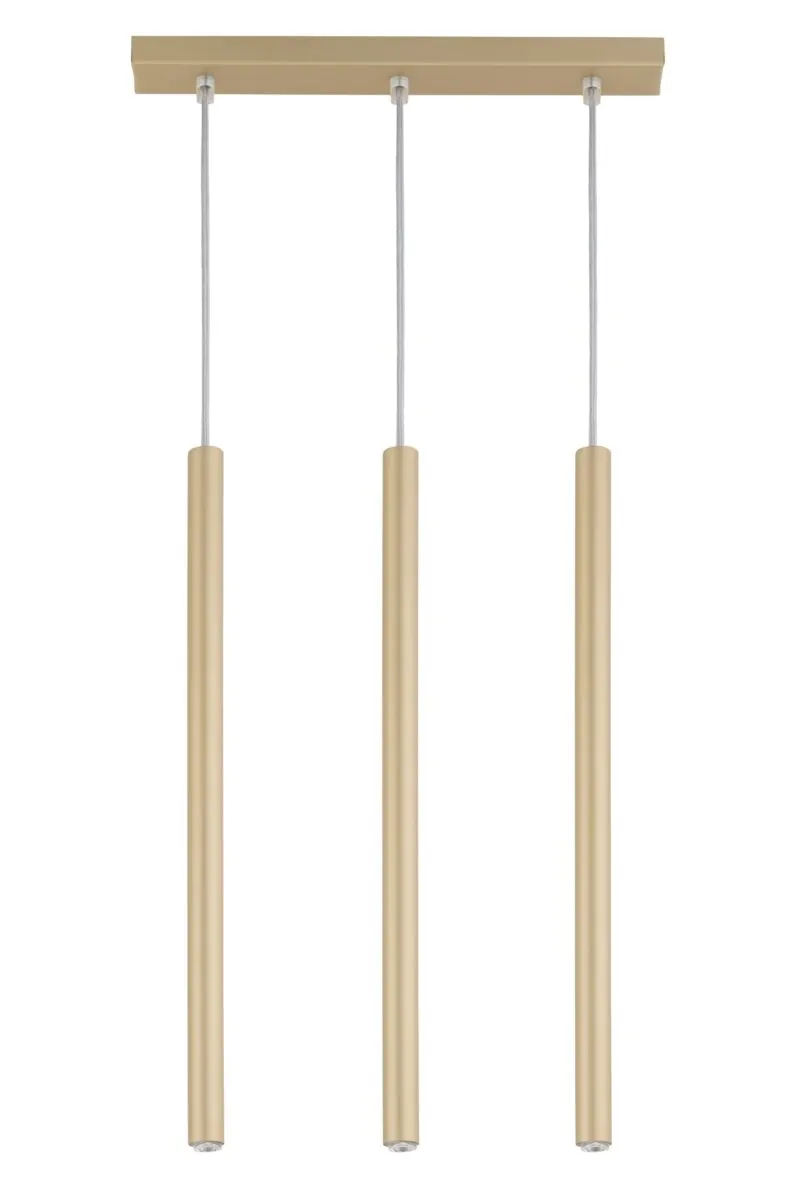 Lampa wisząca SOPEL 3 złota matowa