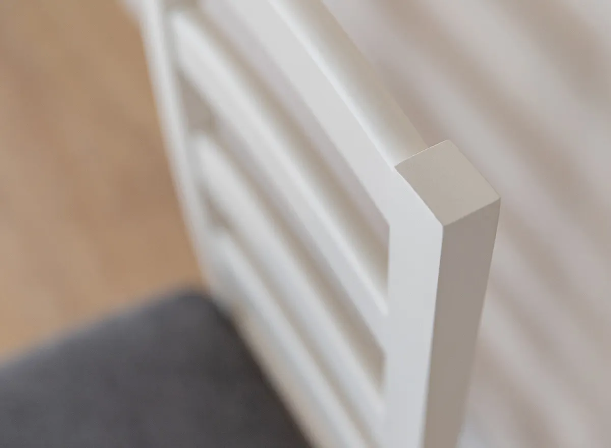 Krzesło BELLUNO ELEGANTE 01 z grafitowym siedziskiem materiałowym (STORM 97) - DRMKT01/S97